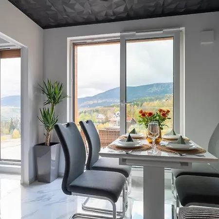 Apartament Gorski Horyzont - Z Widokiem Na Sniezke I Prywatnym Parkingiem By Spaceapart *