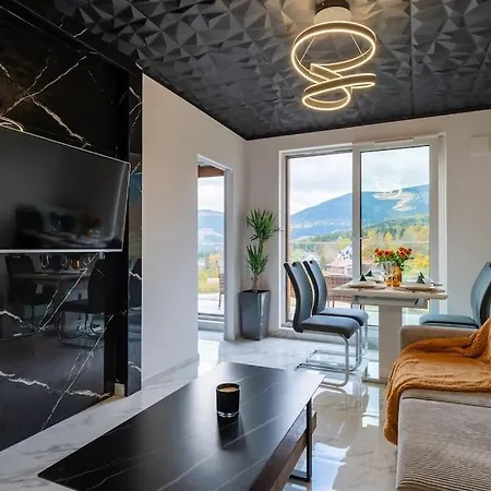 Apartament Gorski Horyzont - Z Widokiem Na Sniezke I Prywatnym Parkingiem By Spaceapart Apartman