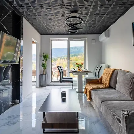 Apartament Gorski Horyzont - Z Widokiem Na Sniezke I Prywatnym Parkingiem By Spaceapart קרפאז'